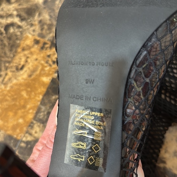 Fashion to Figure 9 Obsidian Thigh-High Fishnet Stocking Boots - Nadia X FTF - Picture 7 of 16